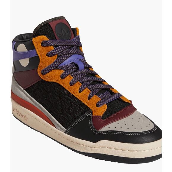 Adidas Size 5 Men Forum Mid Patchwork Nordstrom Rare New Leather Textile - Picture 1 of 14